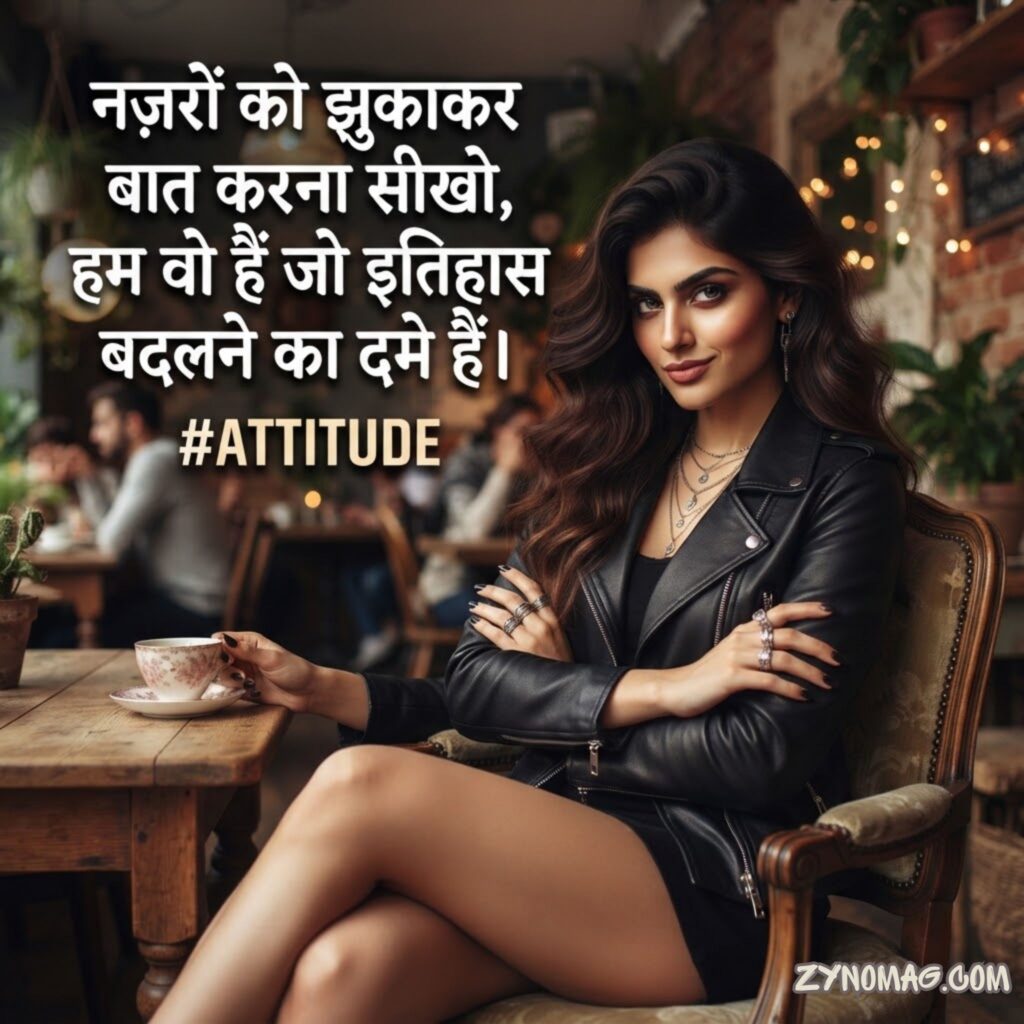 Female Attitude Shayari In Hindi For Instagram