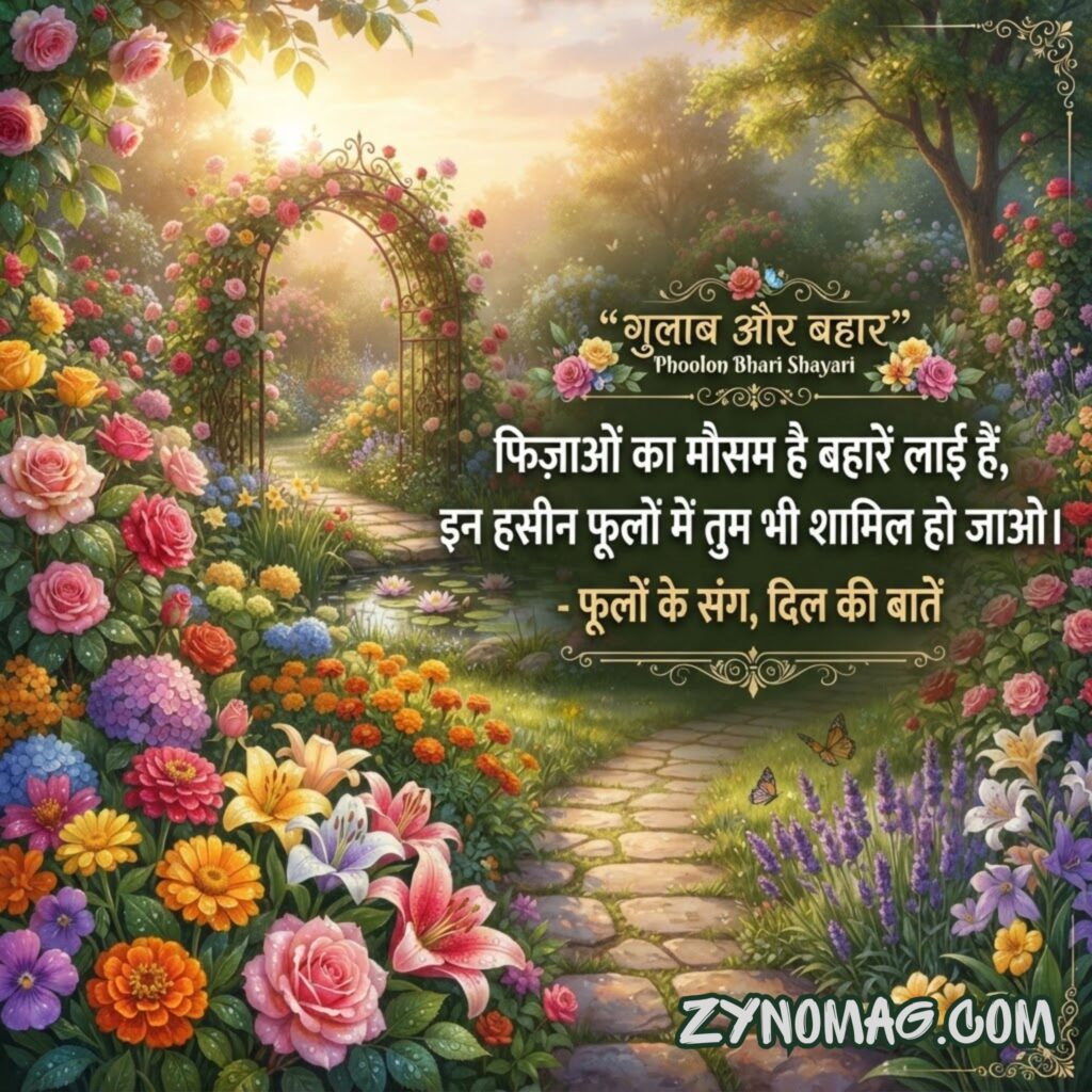 Flowers and Garden Shayari | Phool Shayari in Hindi