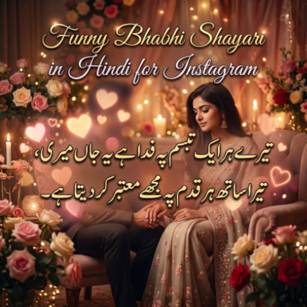 Funny Bhabhi Shayari in Hindi for Instagram