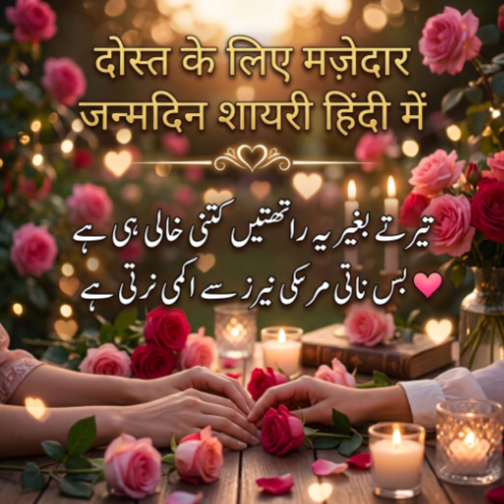 Funny Birthday Shayari for Friend in Hindi