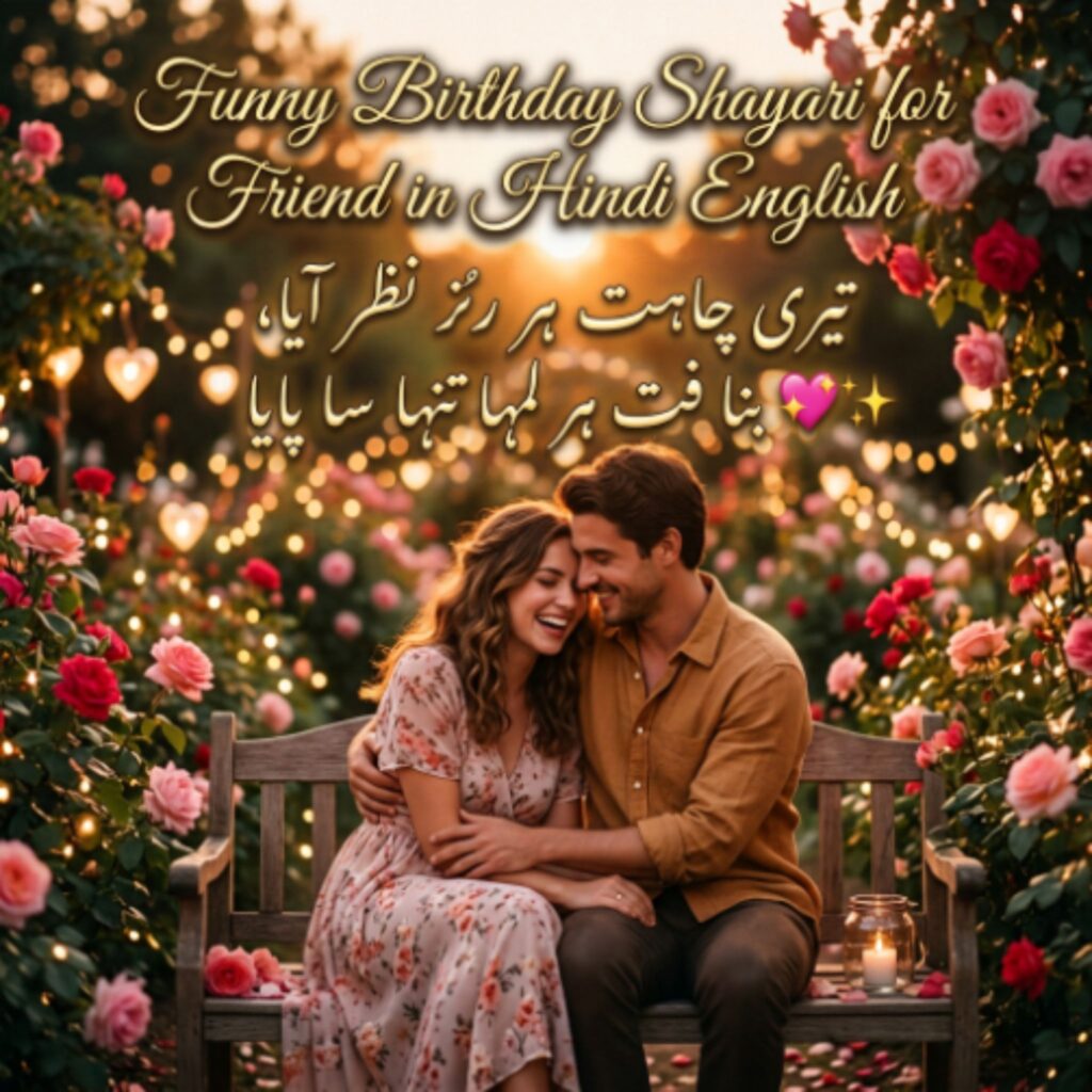 Funny Birthday Shayari for Friend in Hindi English