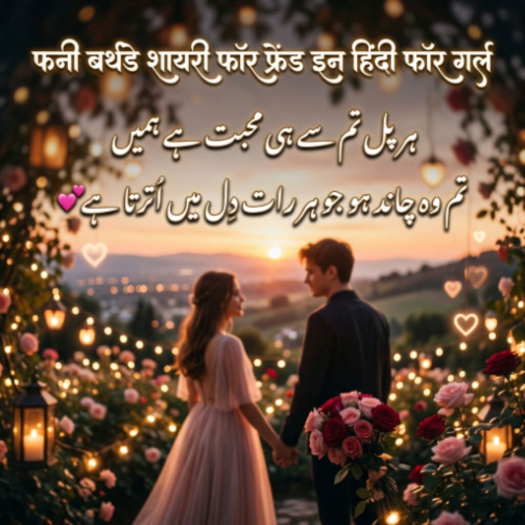 Funny Birthday Shayari for Friend in Hindi for Girl