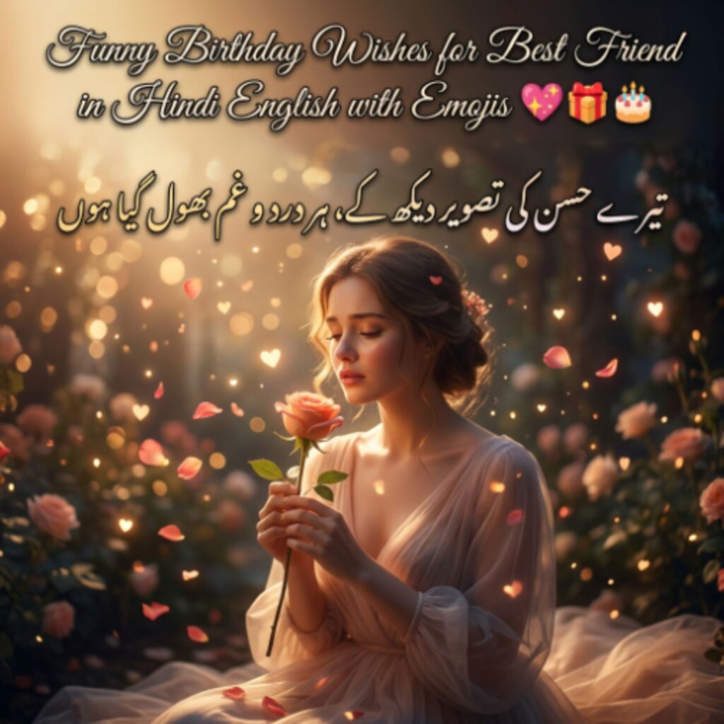 Funny Birthday Wishes for Best Friend in Hindi English with Emojis