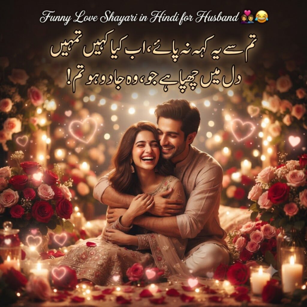 Funny Love Shayari in Hindi for Husband 💑😂