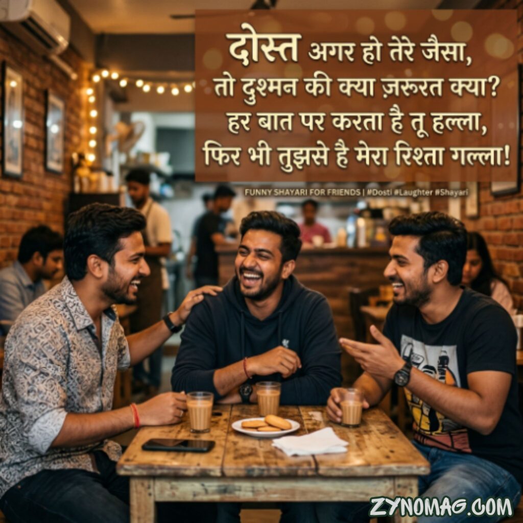 Funny Shayari for Friends