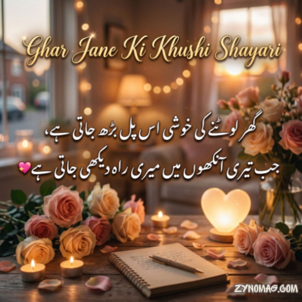 Ghar Jane Ki Khushi Shayari