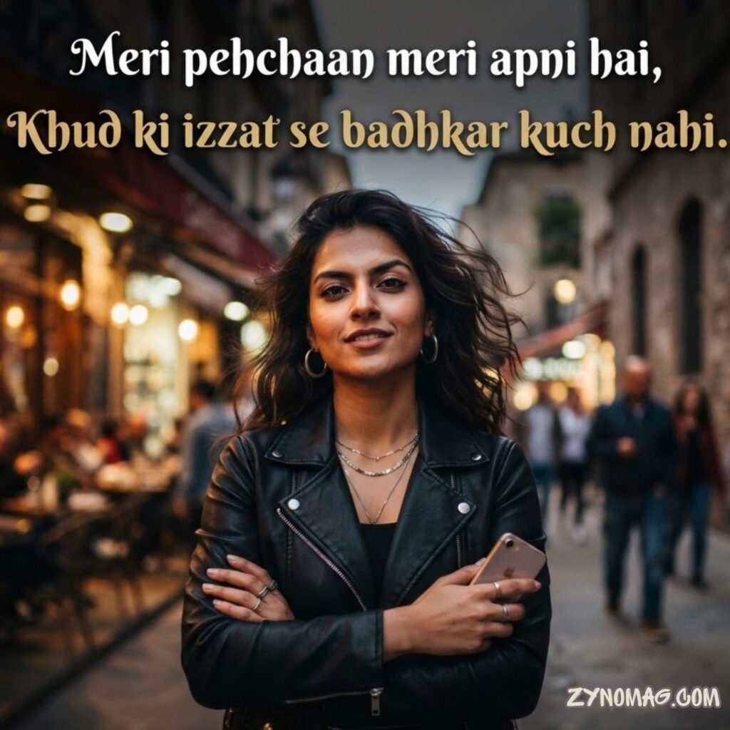 Girl Attitude Self Respect Shayari