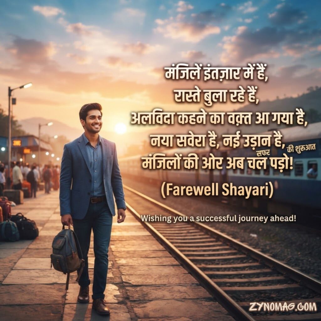 Good Bye Motivation Farewell Shayari in Hindi