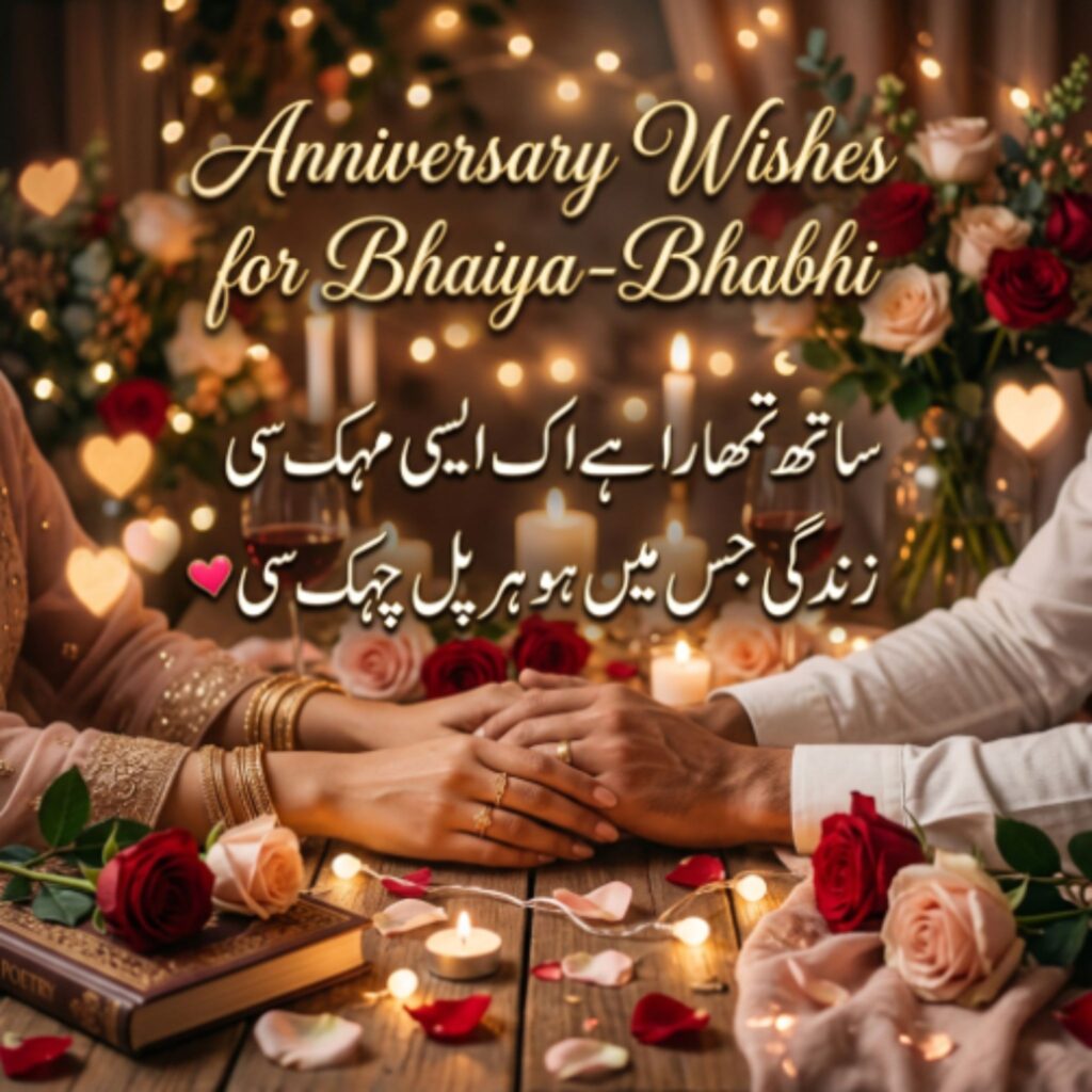 Anniversary Wishes for Bhaiya-Bhabhi