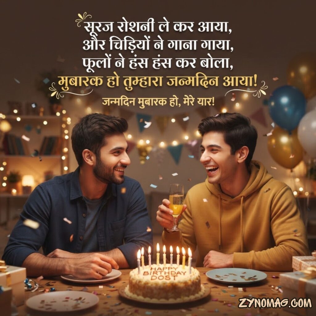 Happy Birthday Dost Shayari