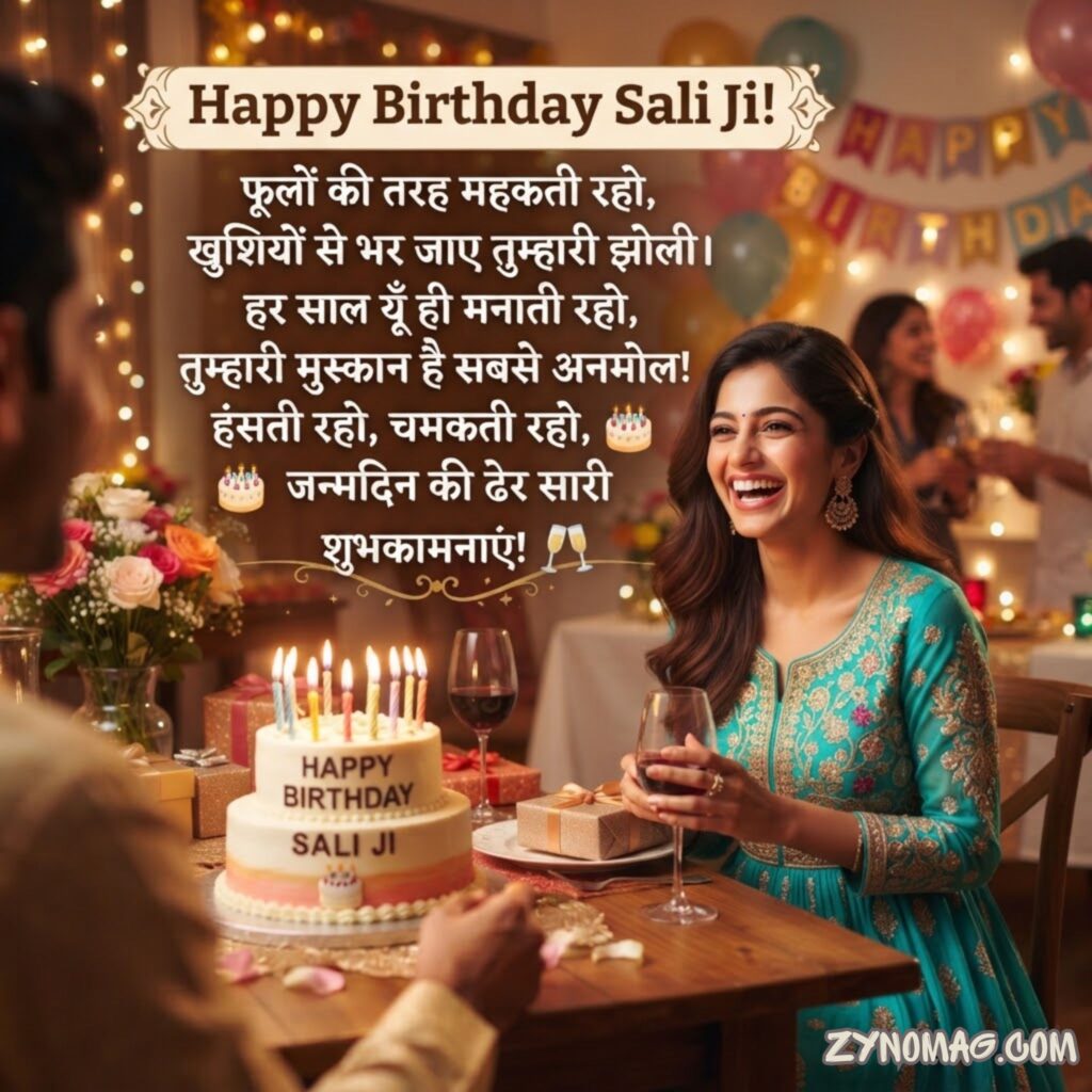 Happy Birthday Sali Ji Shayari