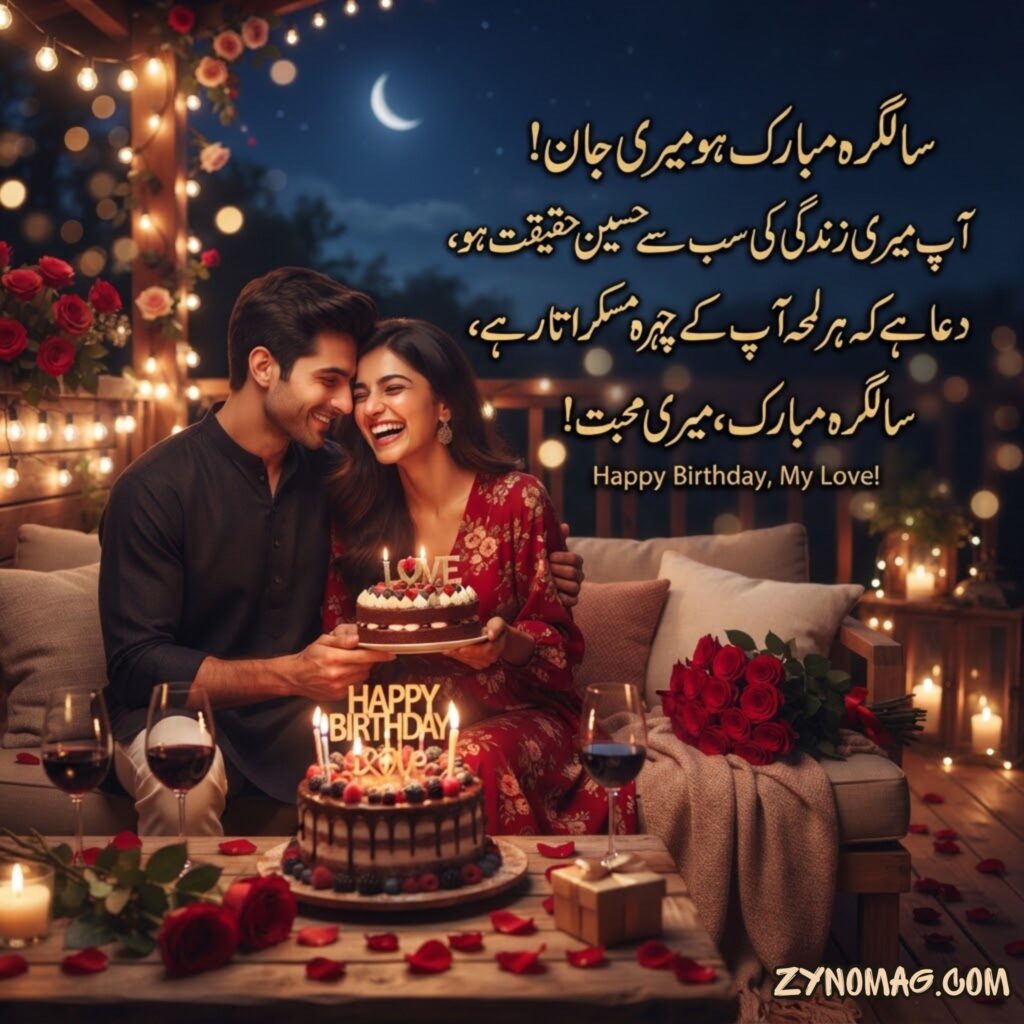 Happy Birthday Shayari for Love in Urdu