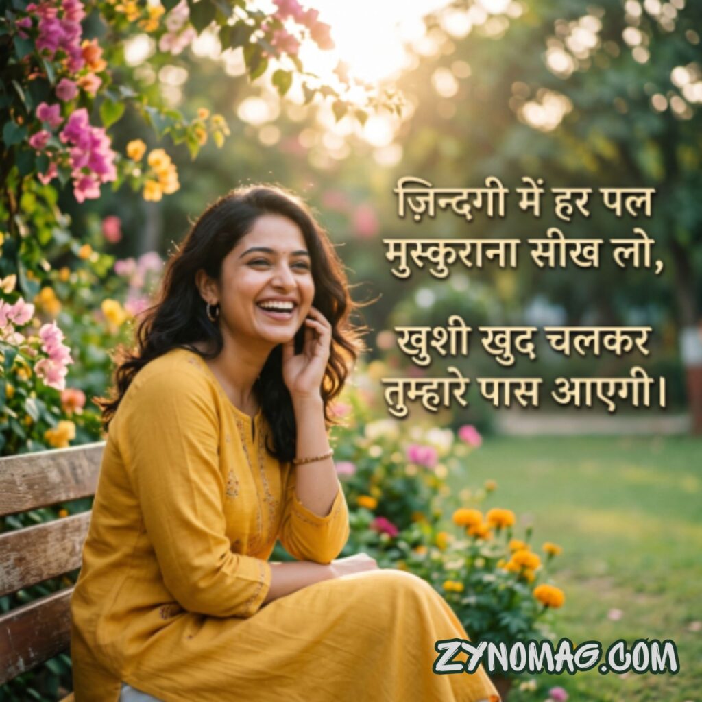 Happy Life Smile Shayari 2 Line