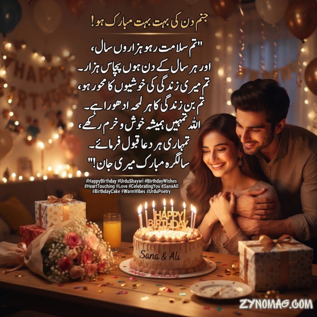Heart Touching Birthday Poetry in Urdu Text Copy Paste