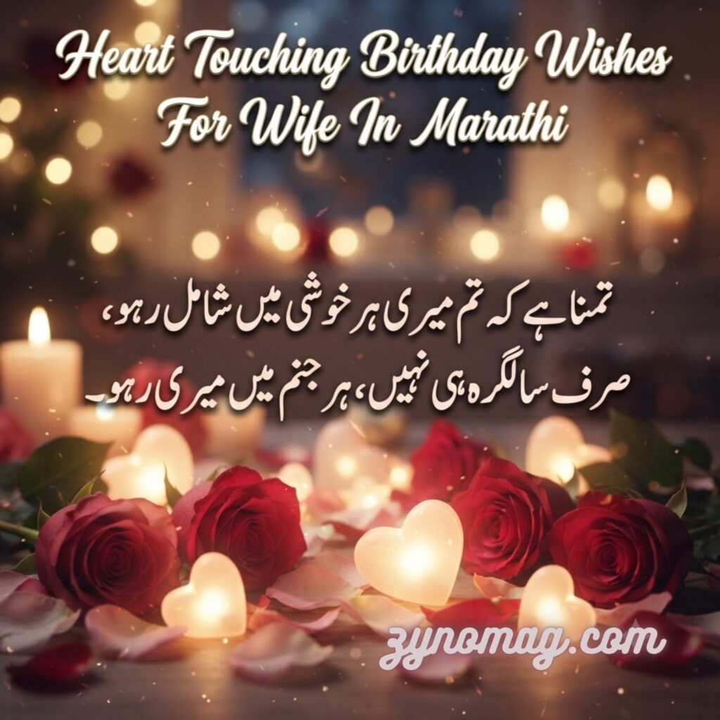 Heart Touching Birthday Wishes For Wife In Marathi