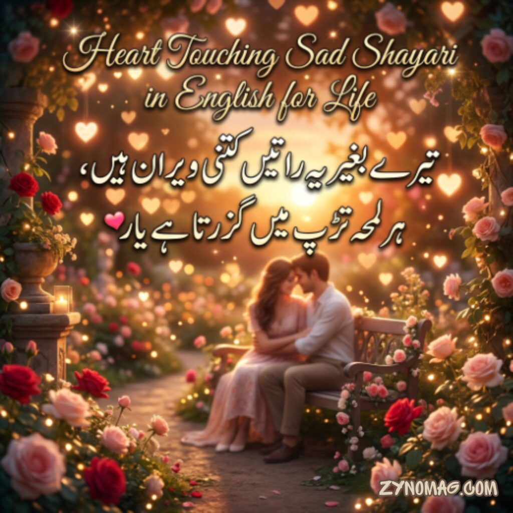 Heart Touching Sad Shayari in English for Life