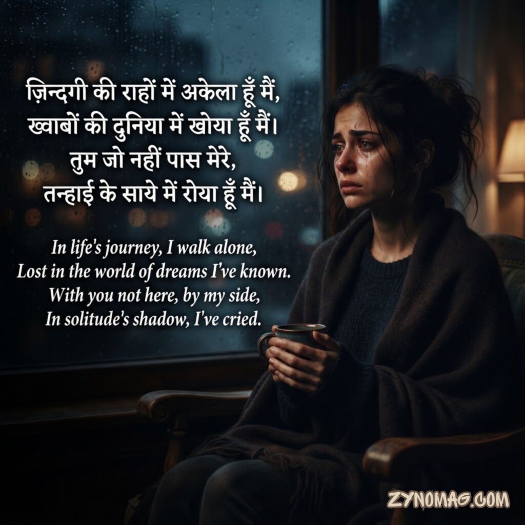 Heart Touching Sad Shayari in English in Hindi