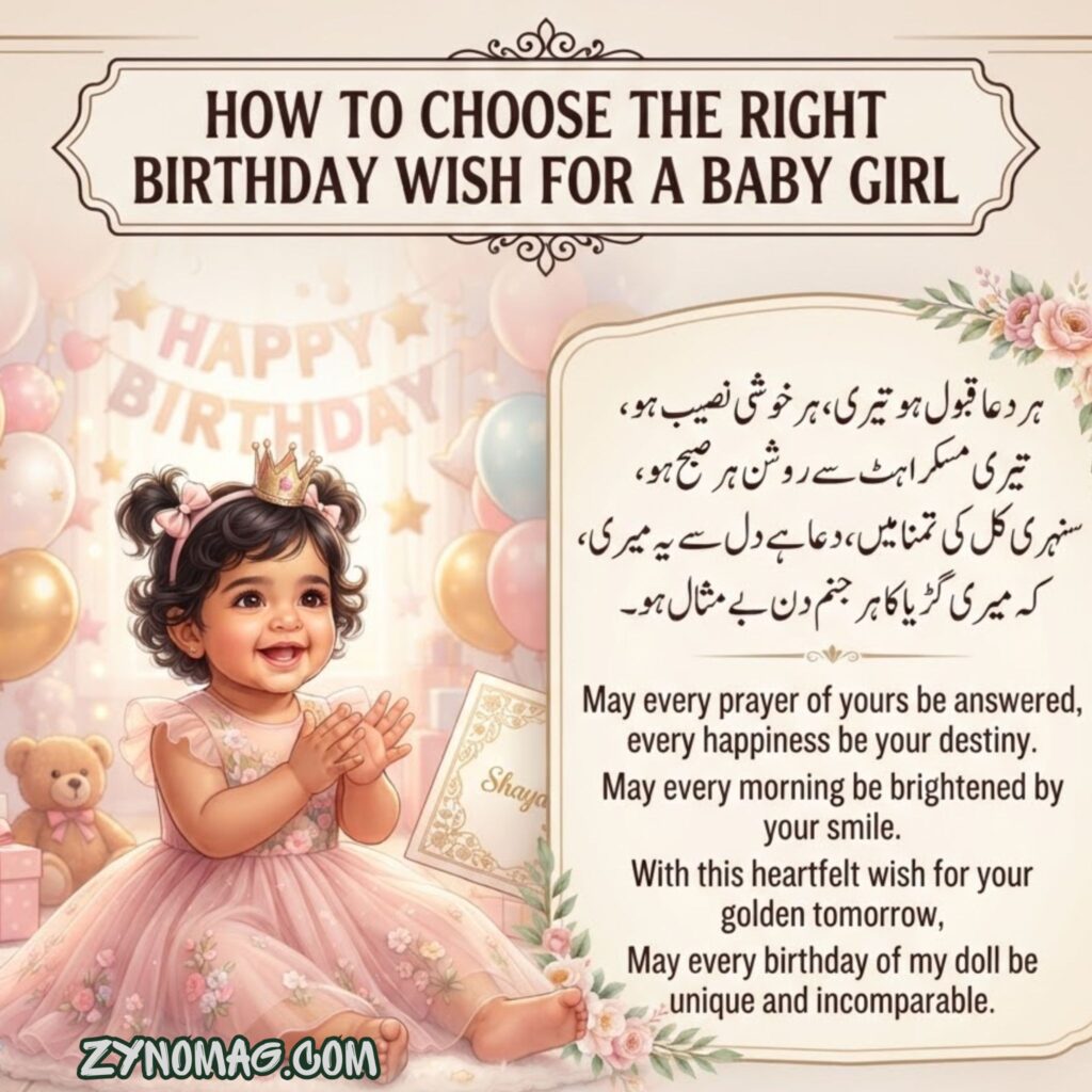 How to Choose the Right Birthday Wish for Baby Girl