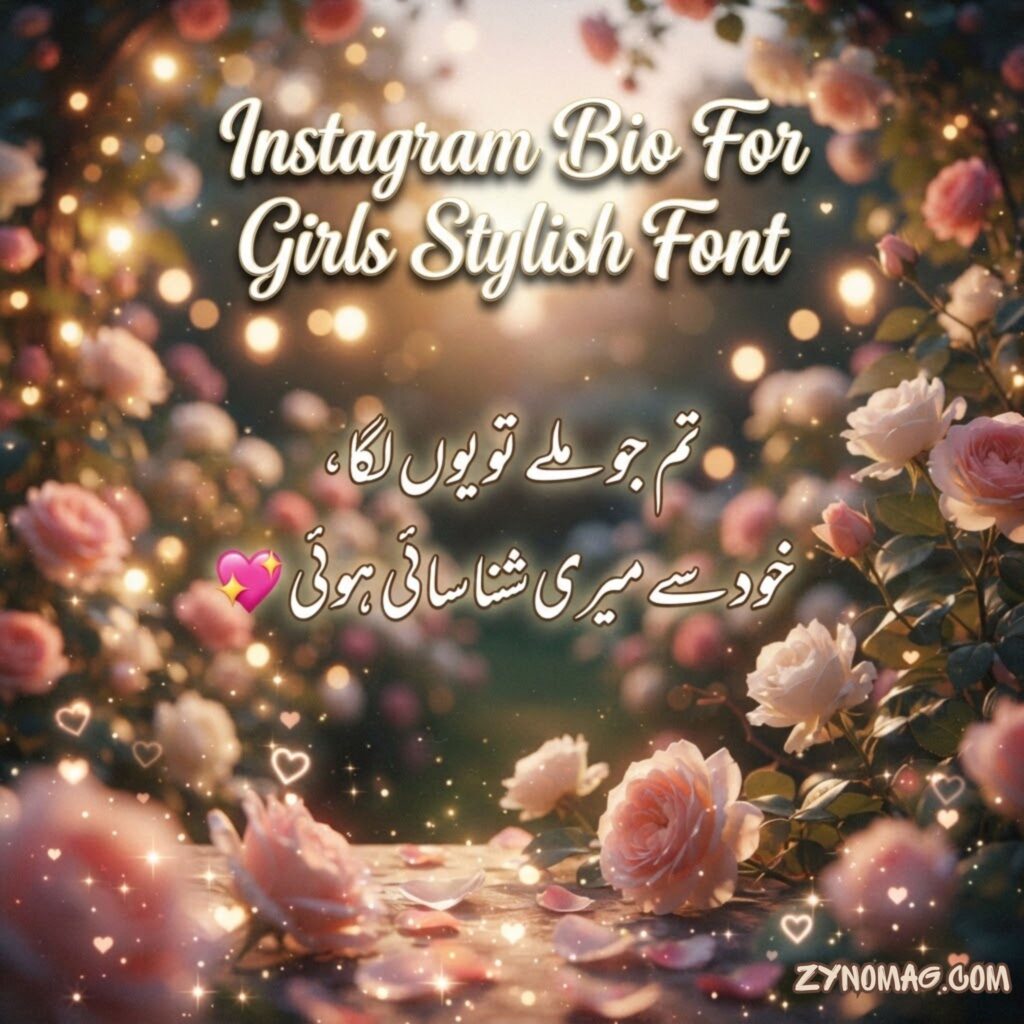 Instagram Bio For Girls Stylish Font
