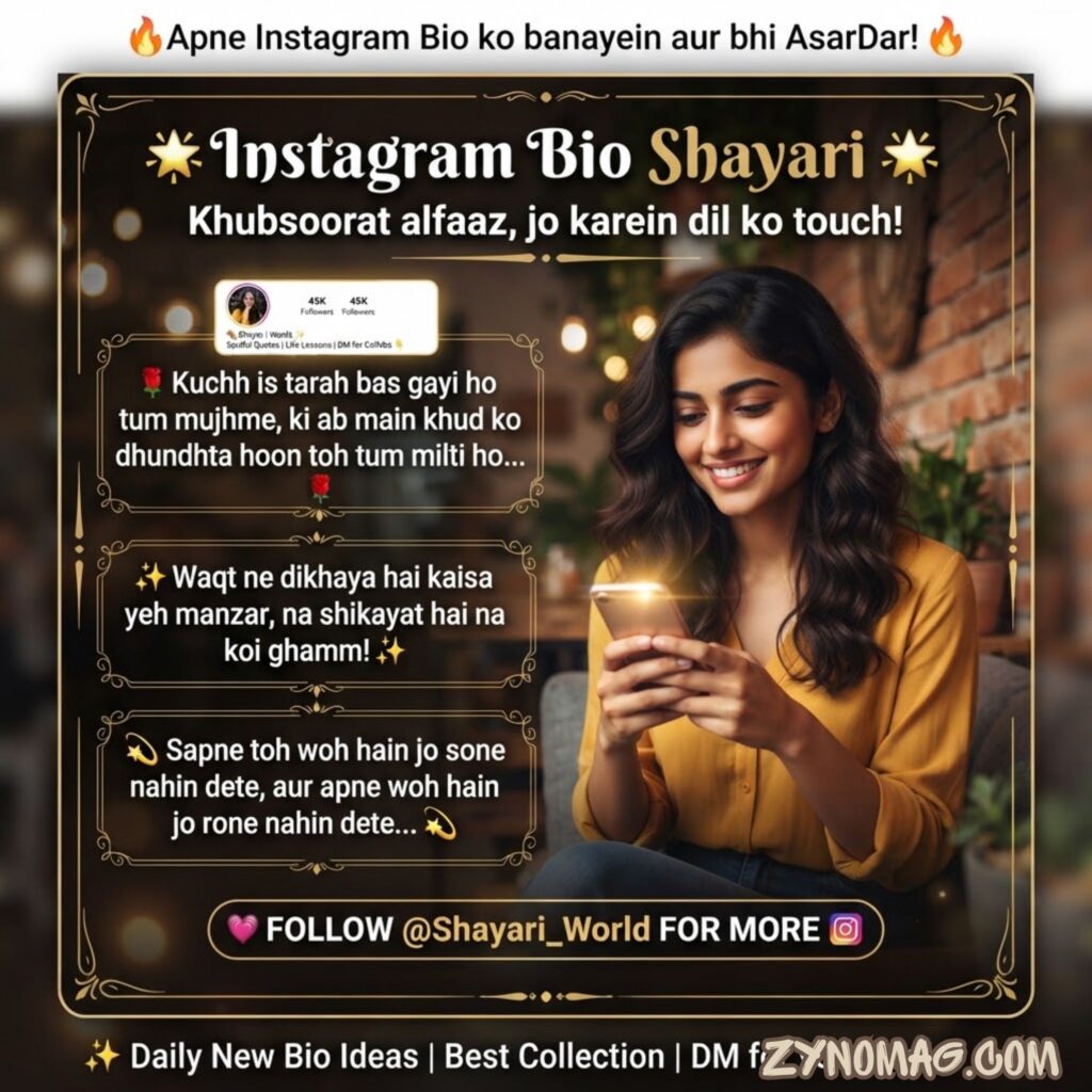 Instagram Bio Shayari