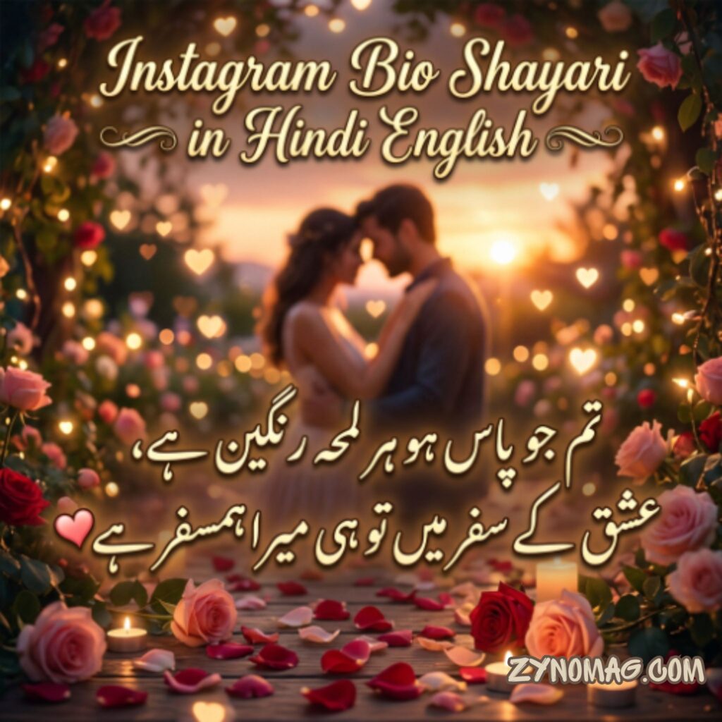 Instagram Bio Shayari in Hindi English