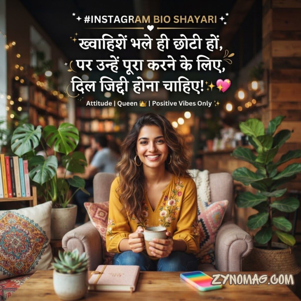 Instagram Bio Shayari in Hindi for Girl