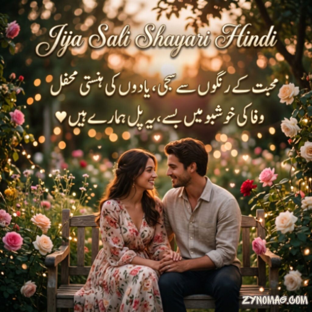 Jija Sali Shayari Hindi