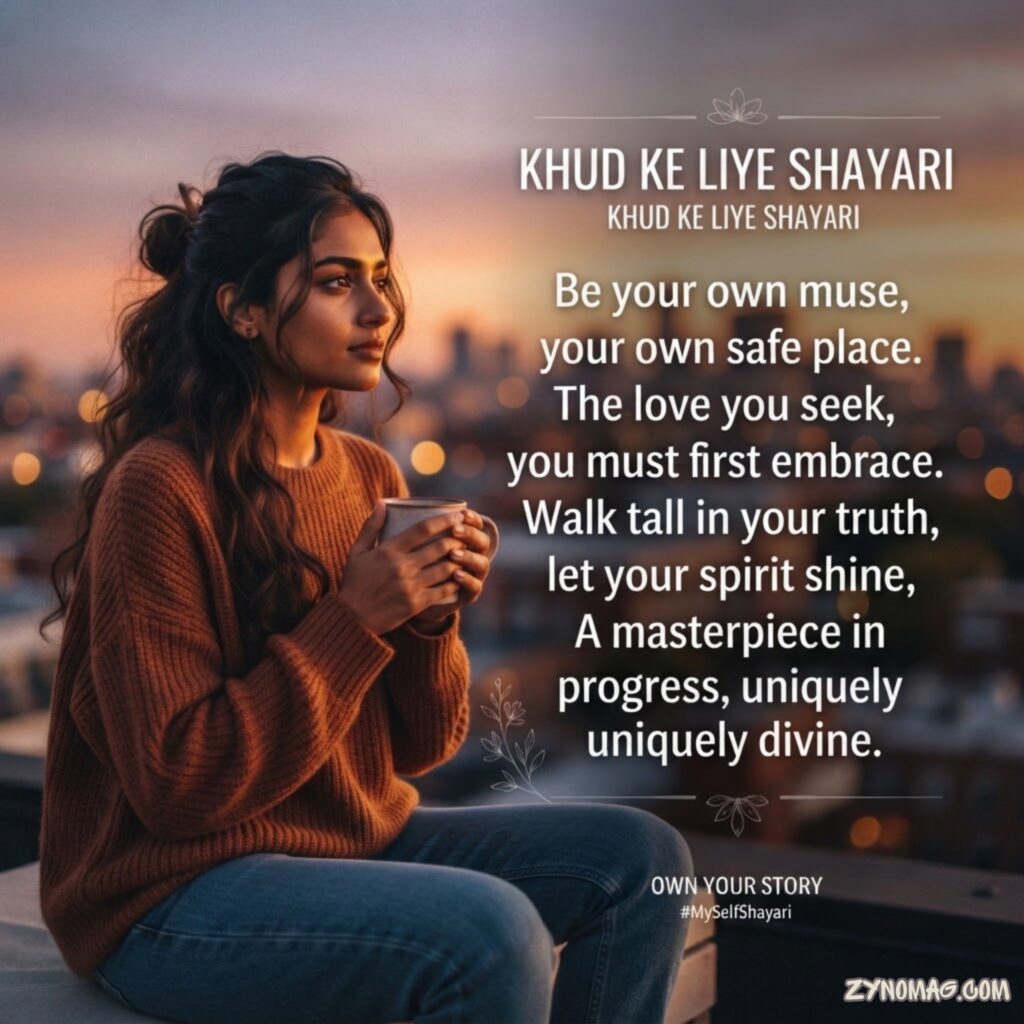 Khud Ke Liye Shayari in English