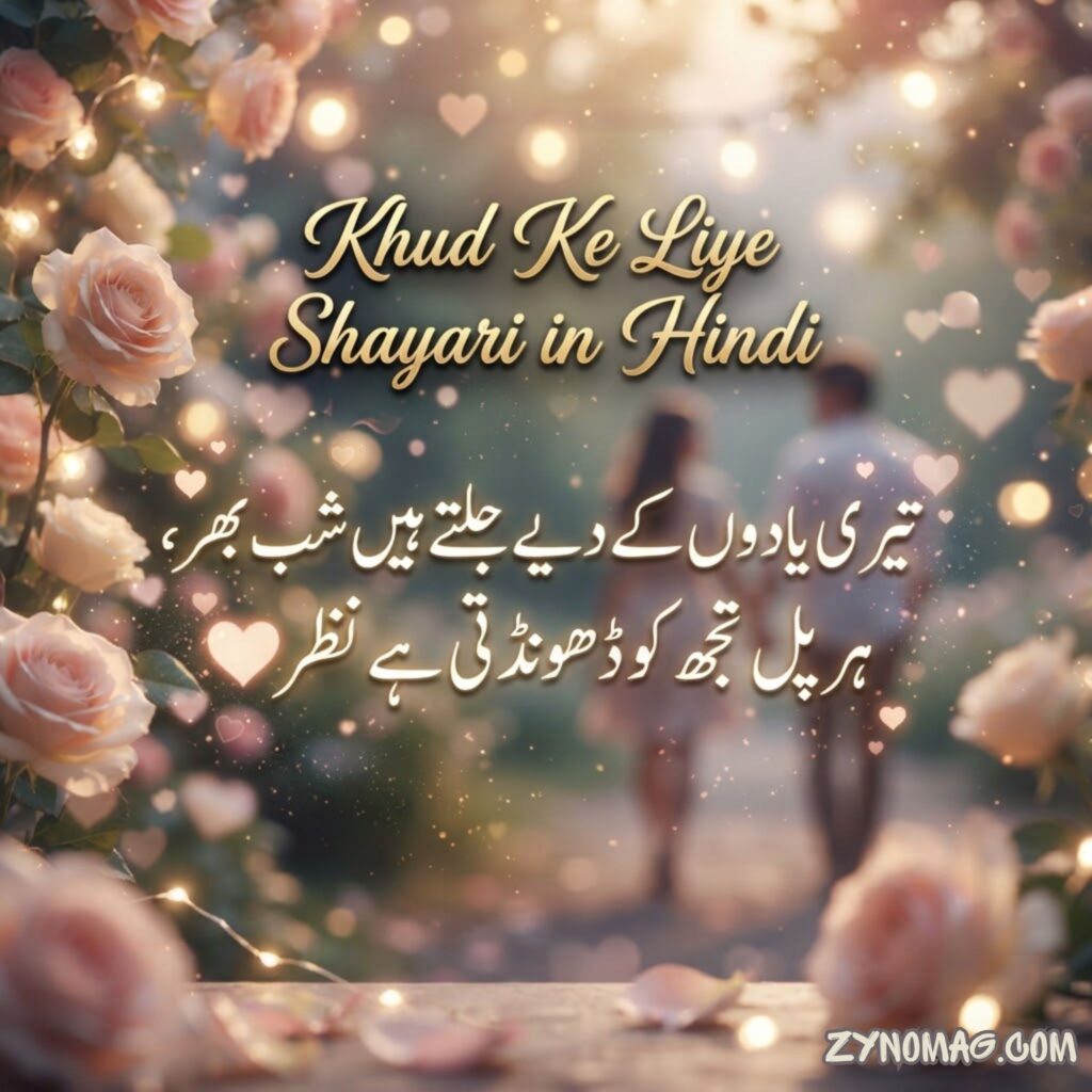 Khud Ke Liye Shayari in Hindi