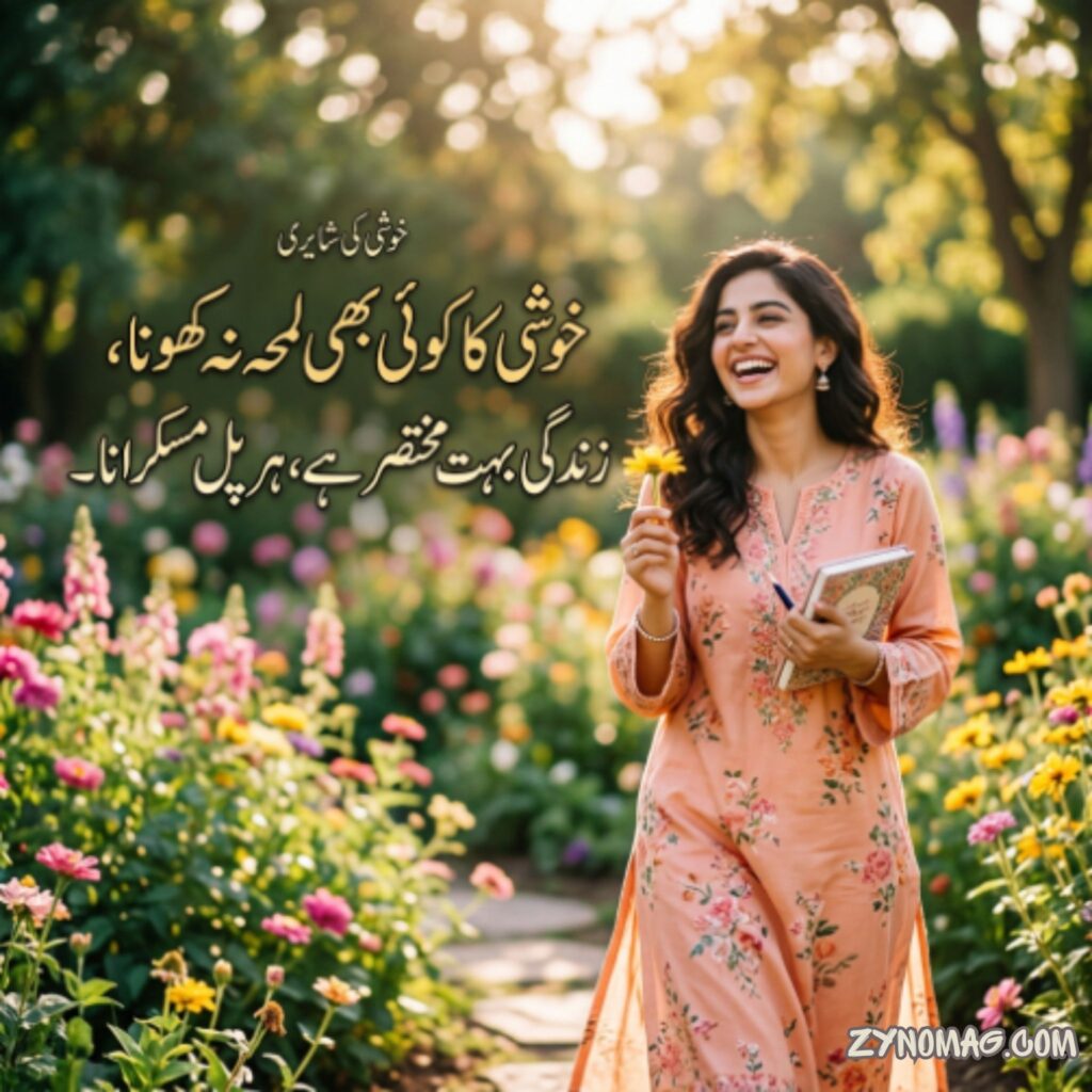 Khushi Shayari Two Lines in Urdu