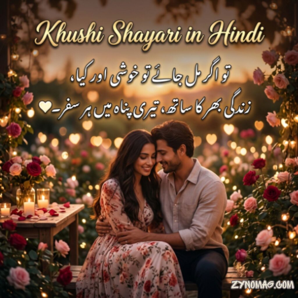 Khushi Shayari in Hindi