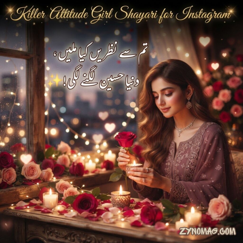 Killer Attitude Girl Shayari for Instagram