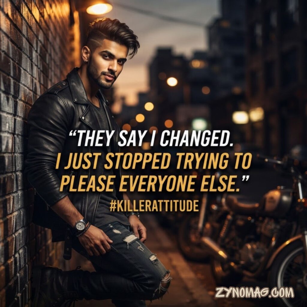 Killer Attitude Quotes for Boys in English