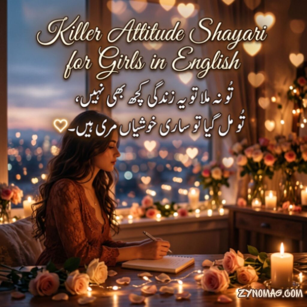 Killer Attitude Shayari for Girls in English