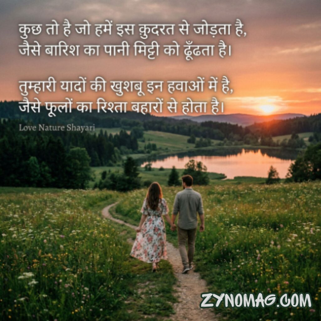 Love Nature Shayari