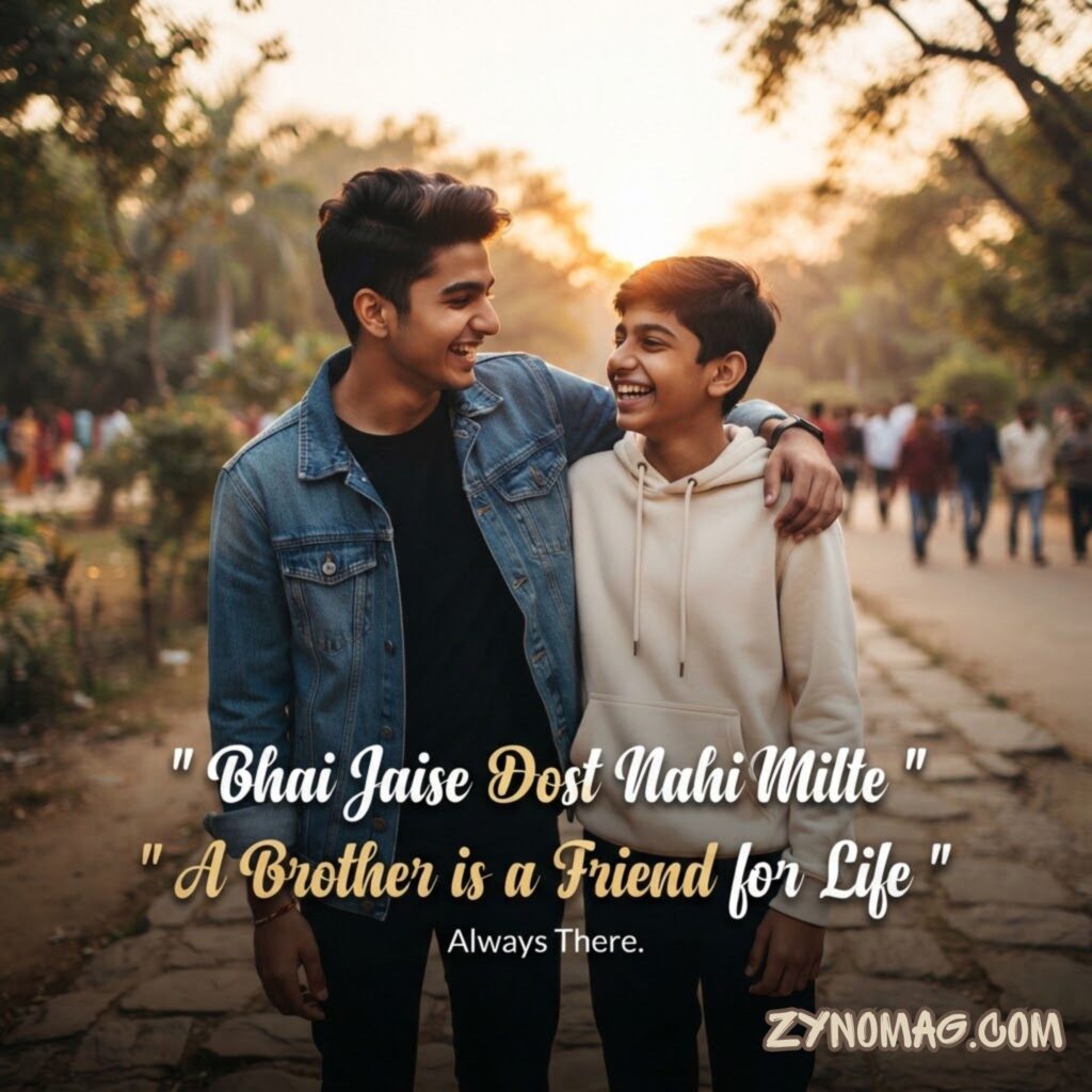 Brother Shayari in English 2 Line