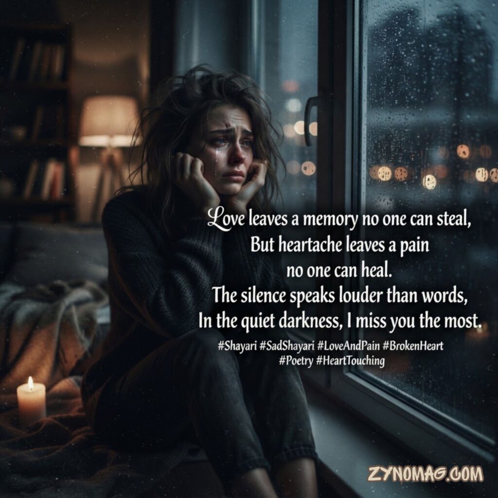 Love Heart Touching Sad Shayari in English
