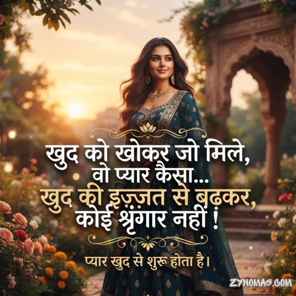Love Self Respect Shayari