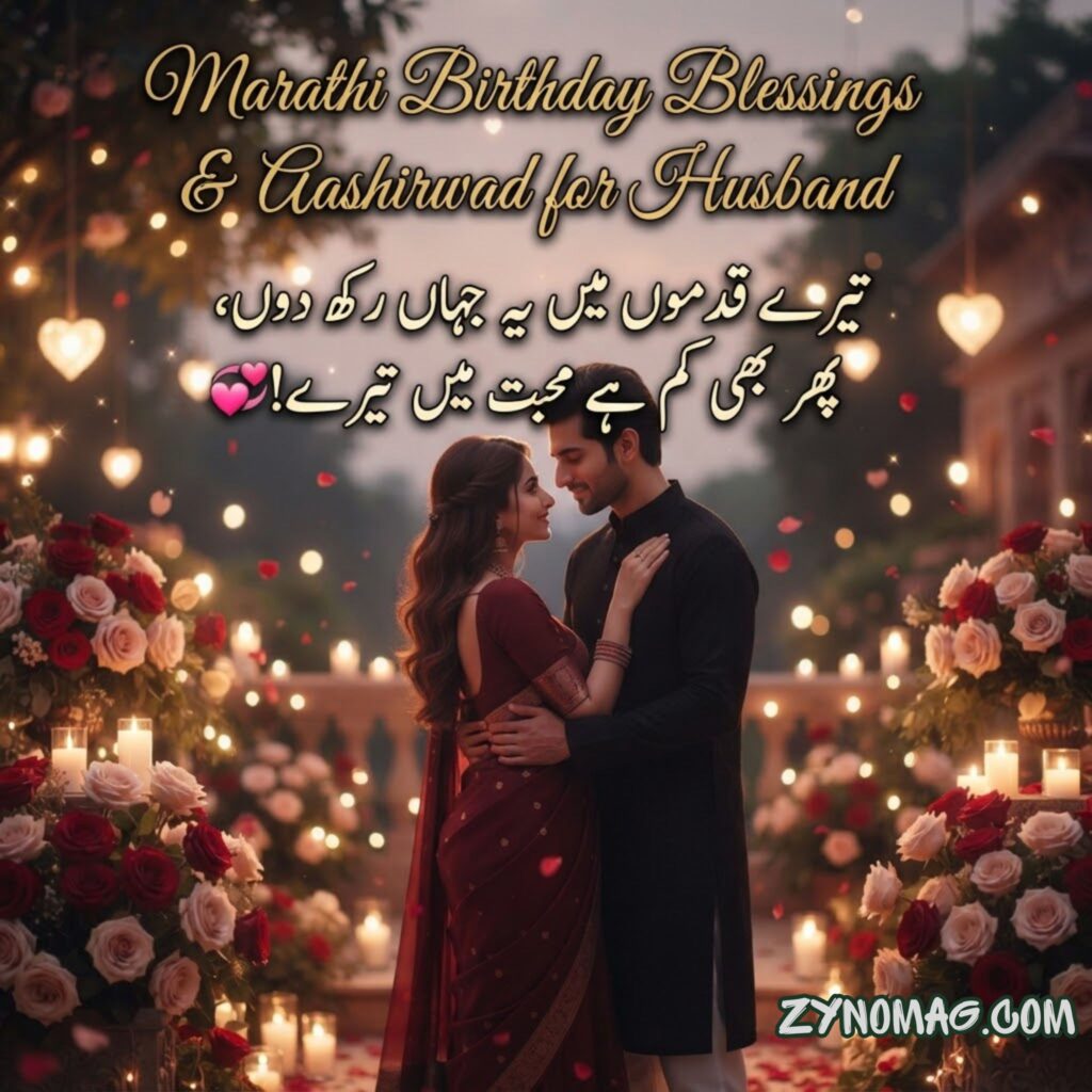 Marathi Birthday Blessings & Aashirwad for Husband