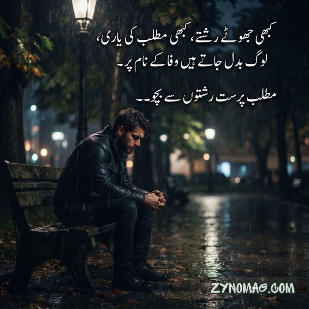 Matlabi Rishte Dhoka Shayari