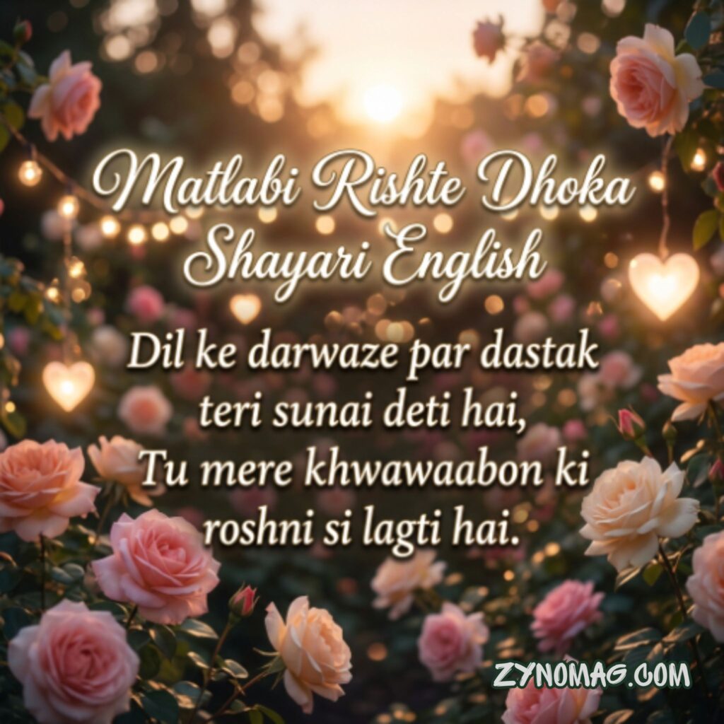 Matlabi Rishte Dhoka Shayari English