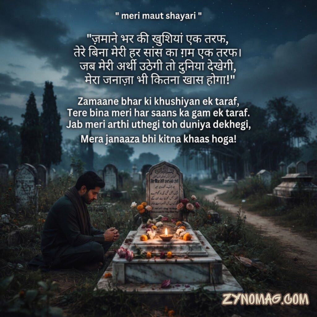 Meri Maut Shayari