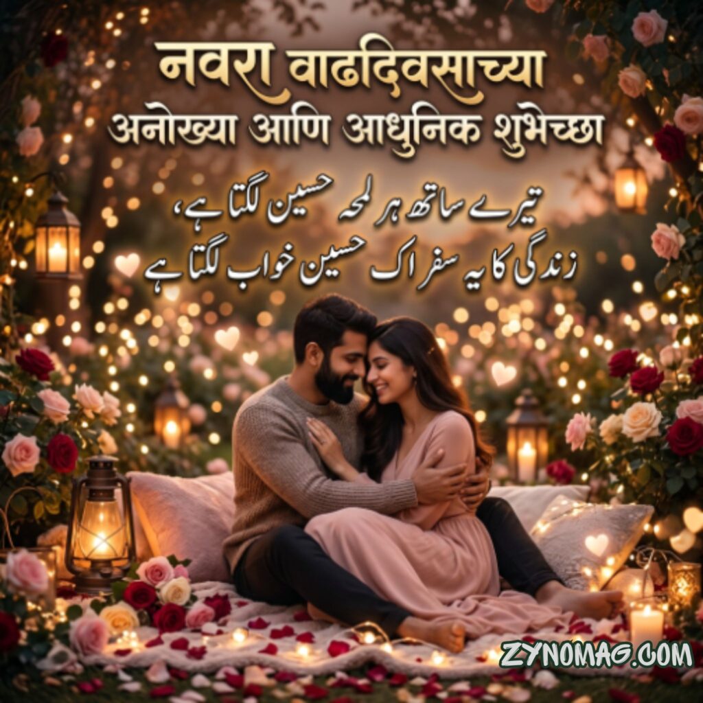 Modern & Unique Birthday Wishes for Husband in Marathi