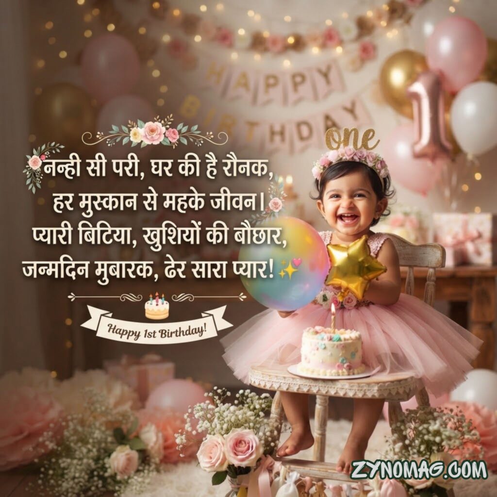 Most Loving Birthday Poems (कविता) for Baby Girl