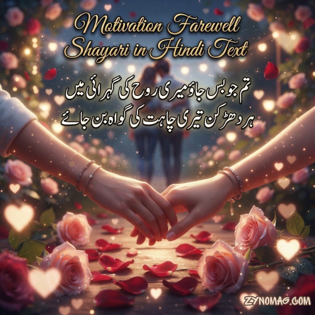 Motivation Farewell Shayari in Hindi Text