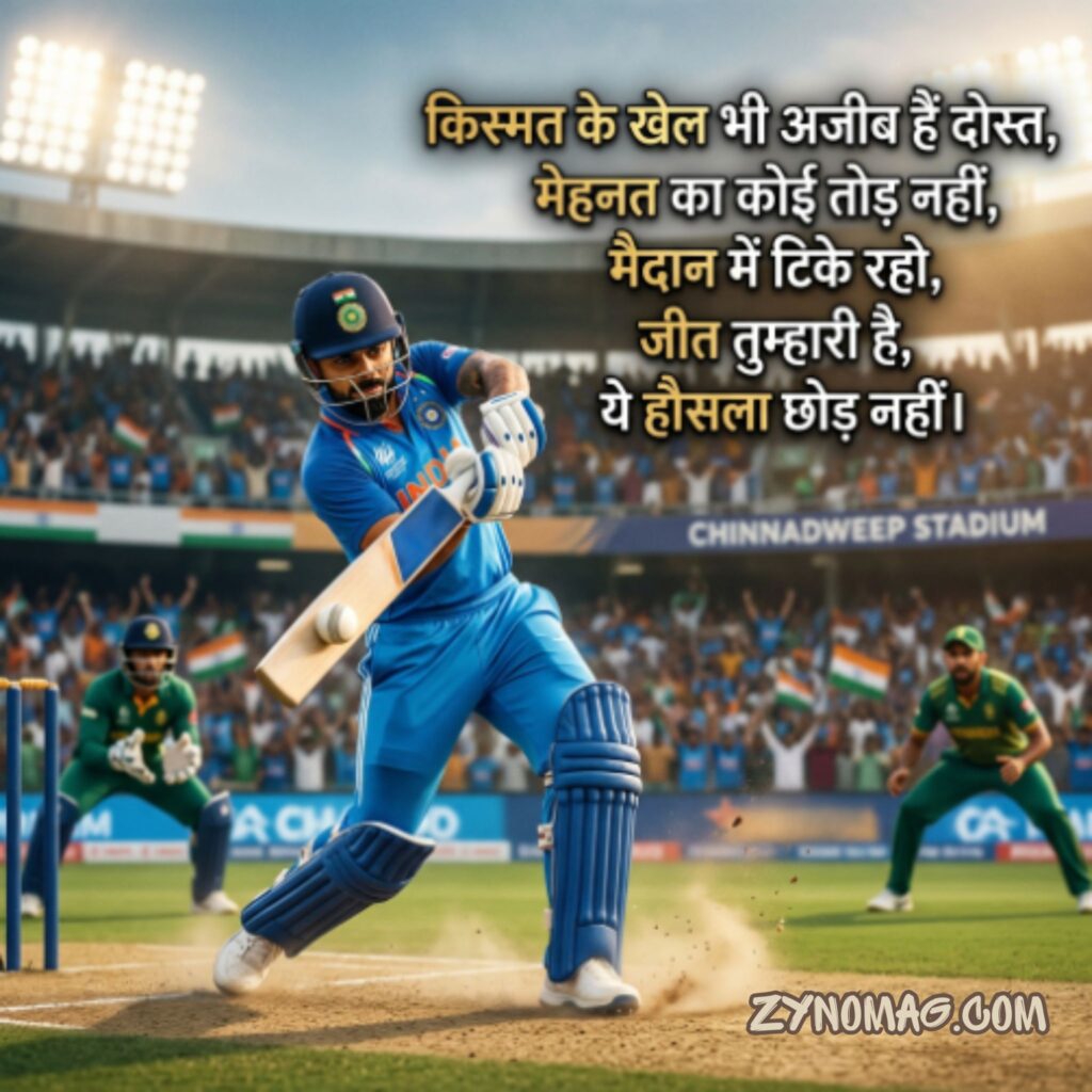 Motivational Cricket Shayari