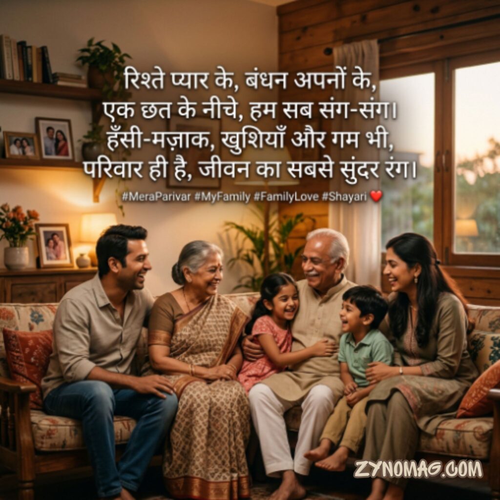 My Family Shayari in Hindi for Instagram