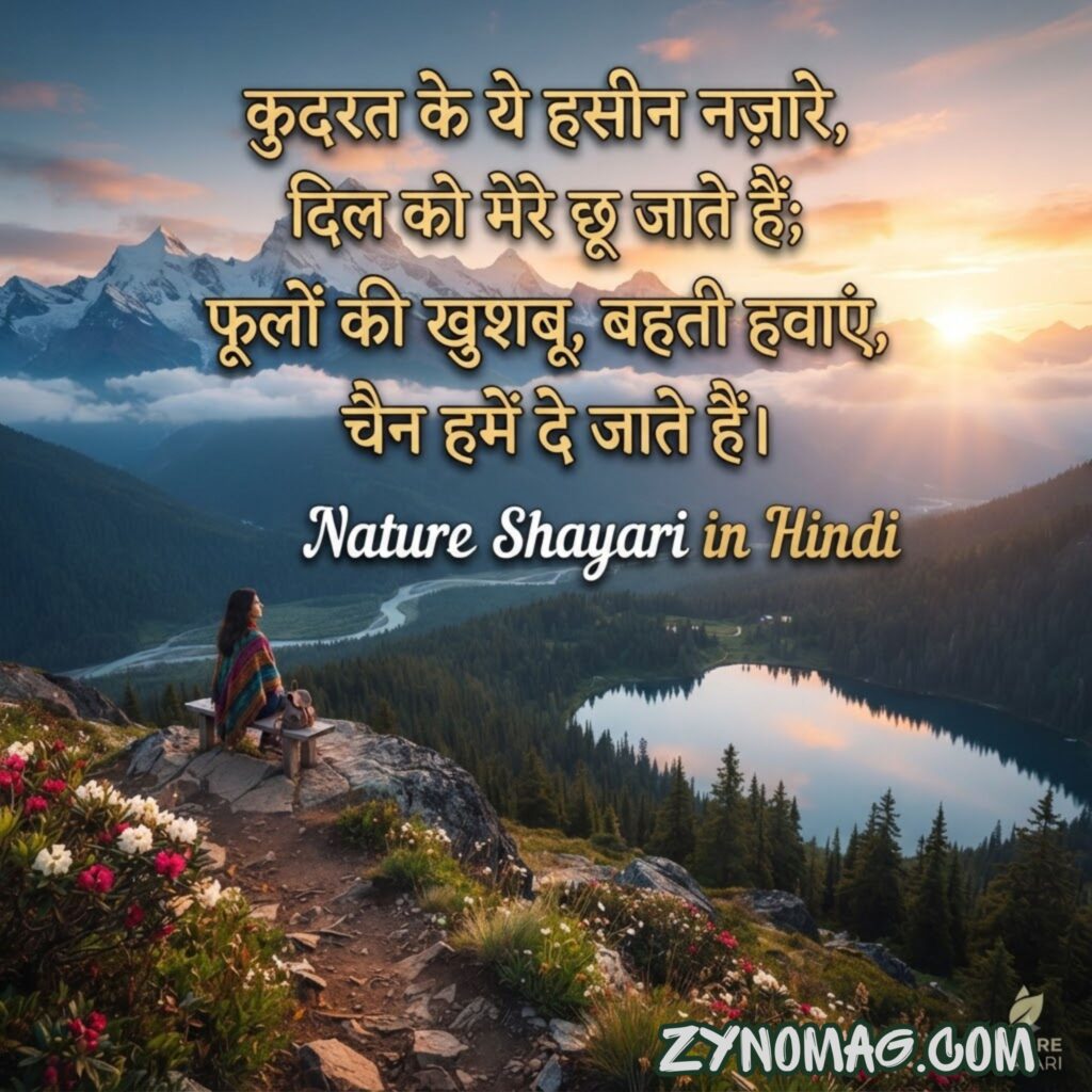 Nature Shayari in Hindi