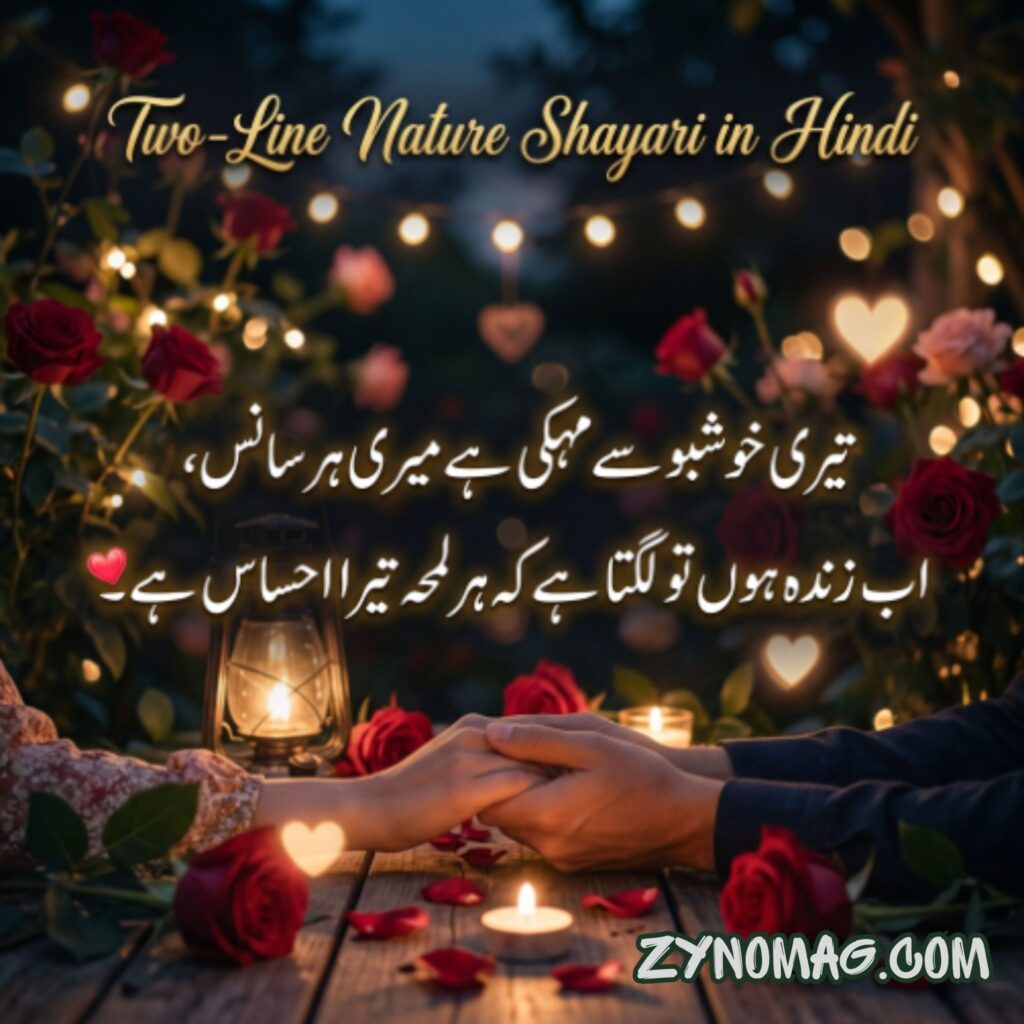 Two-Line Nature Shayari in Hindi