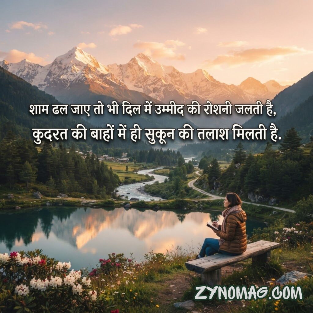 Nature Shayari in Hindi 2 Line
